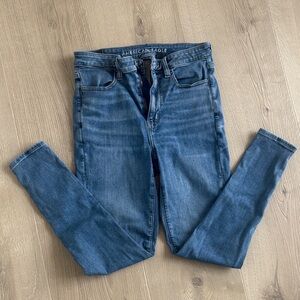 American Eagle Outfitters Women's Classic Blue Skinny Jeans